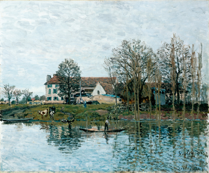  阿尔弗莱德·西斯莱 Alfred Sisley—— 塞纳河畔